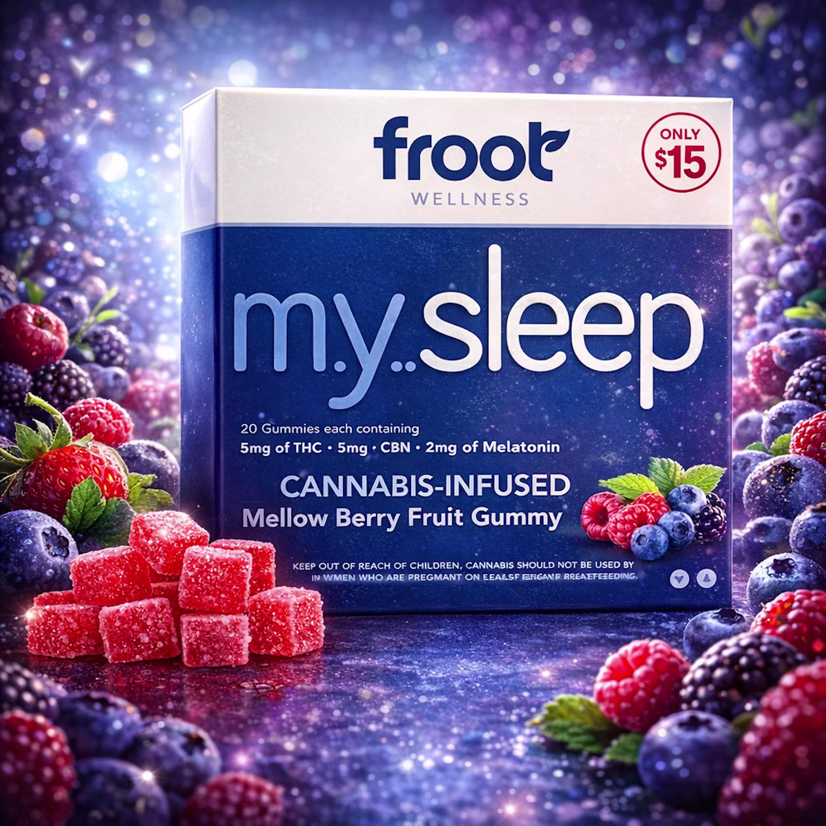 Froot my.sleep Berry Gummies