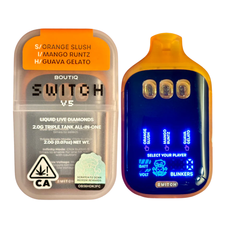 Switch V5 — Orange Slush / Mango Runtz / Guava Gelato
